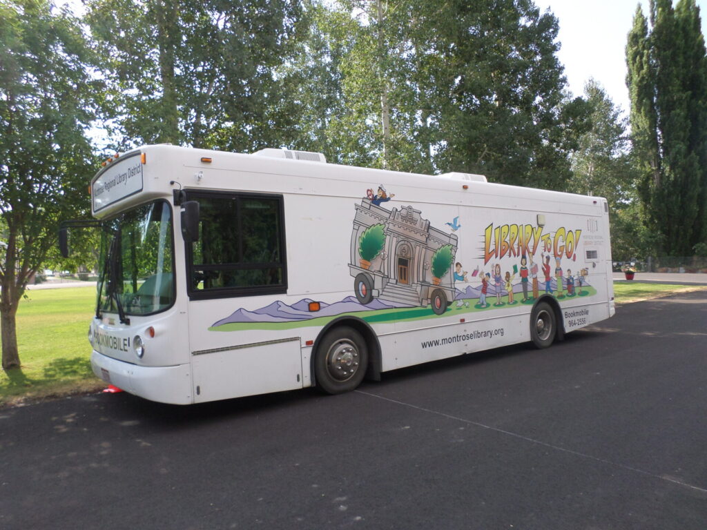 Bookmobile at Youth Appreciation Day